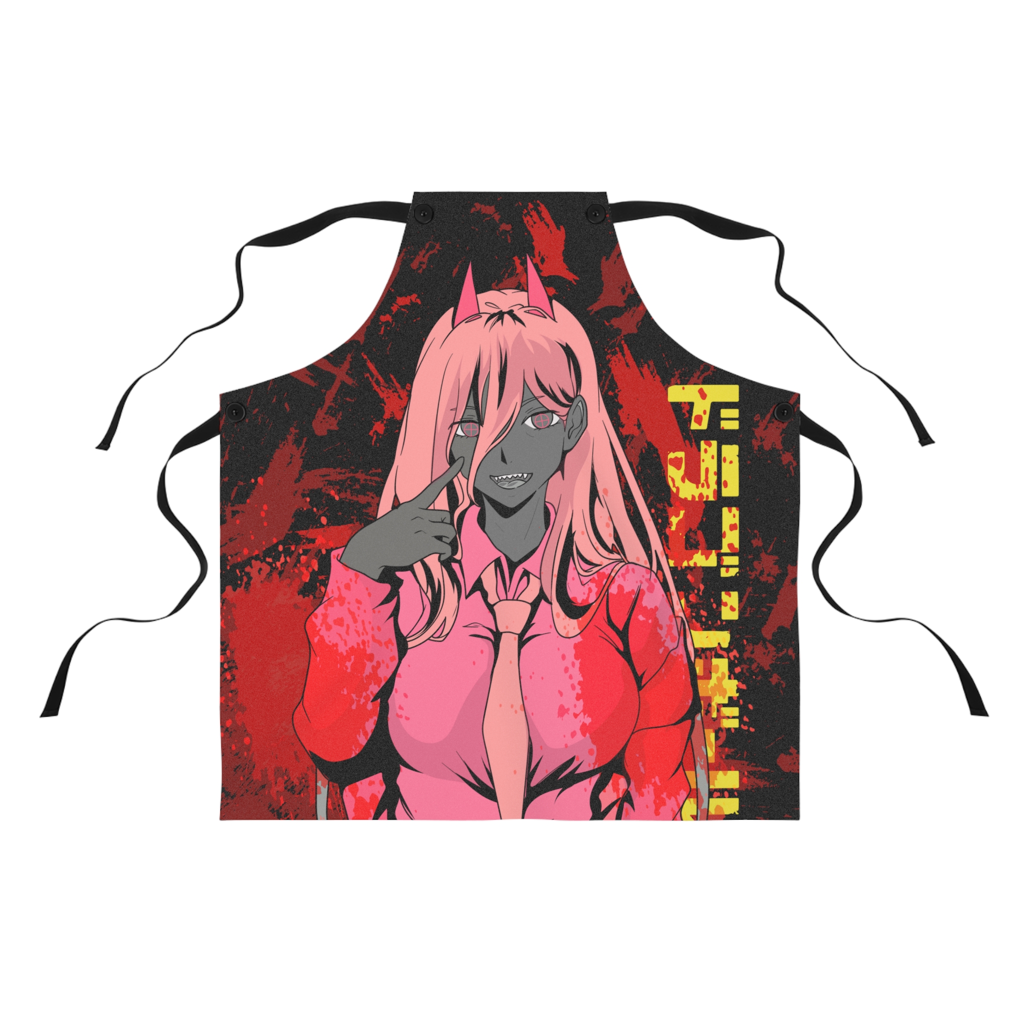 Power -Apron - Kitchen Anime Gift V2 - Holiday gift for her him